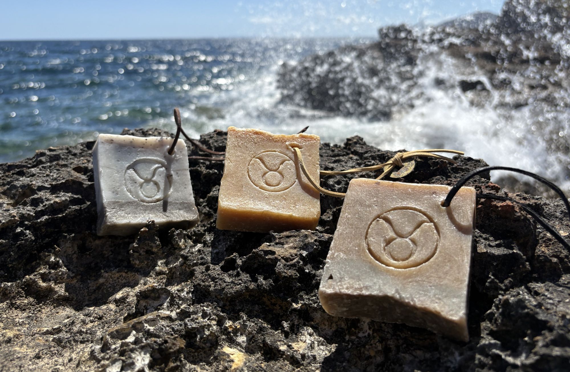 Home natural soap for men by alpha hippie sealife proof