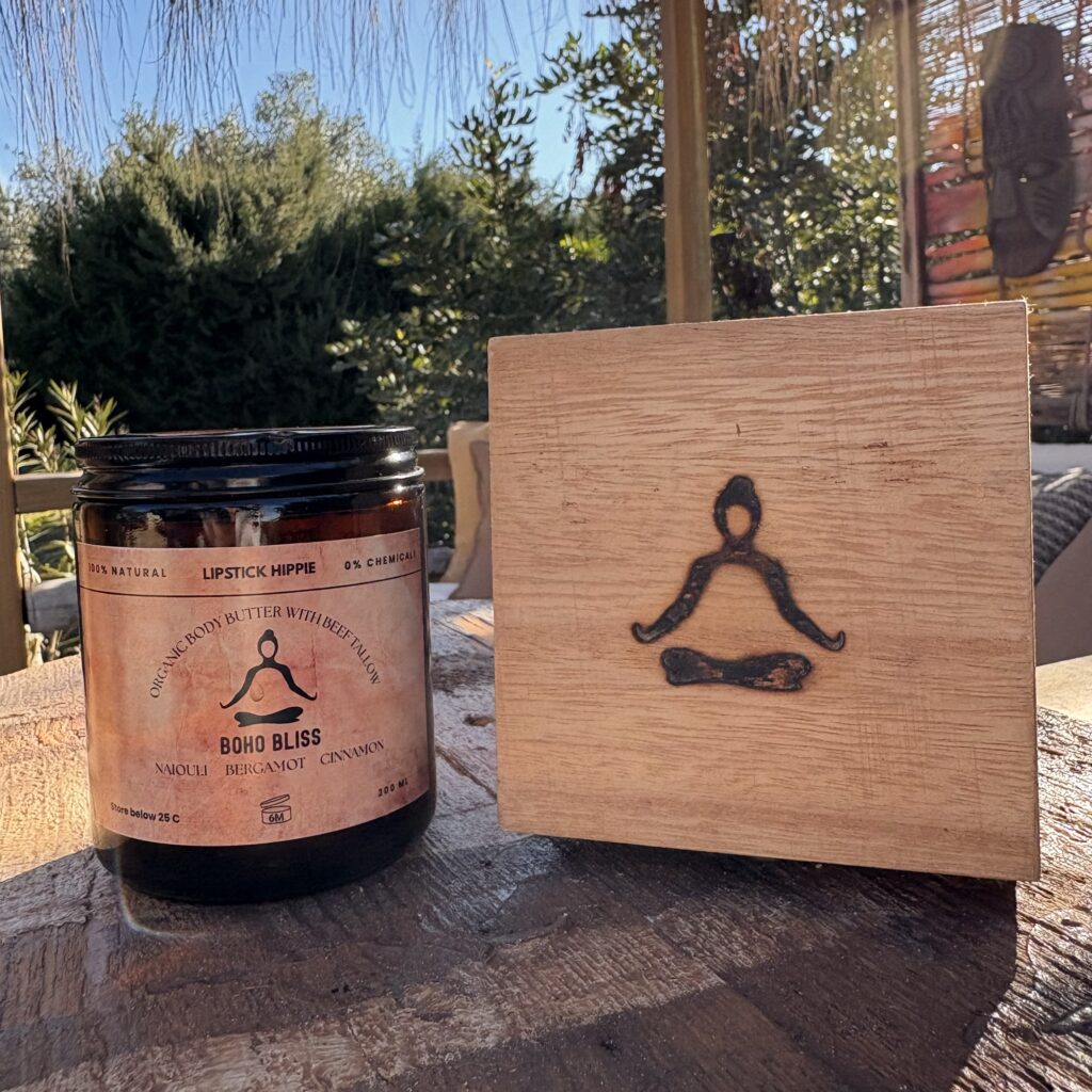 natural body butter lipstick hippie beef tallow